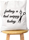 WCGXKO Funny Hairdresser Gift, Cosmetology Graduation Gift Tote with "Feeling a Tad Snippy Today"