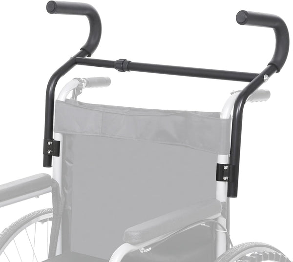 Wheelchair Handle Extender (500lbs Weight Capacity), Curved Handle/Ergonomic Design, Adjustable Wheel Chair