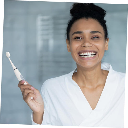 PartyKindom Electric Toothbrush for Adults Soft Bristles with Powerful Cleaning Rechargeable Portable Oral Care Tool