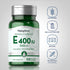 Piping Rock Vitamin E 400 IU Softgels, 268mg, 100 Softgel Capsules, D-Alpha Tocopherol, Non-GMO, Gluten Free