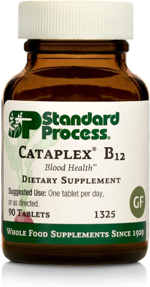 Standard Process Cataplex B12, Vitamin B12 Supplement, Blood Health Support, 90 Tablets