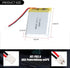 3.7V 1800mAh 844252 Lipo Battery Pack, Rechargeable Lithium Polymer Ion Battery with JST Connector