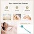Silicone Body Scrubber, Long Handle Back Scrubber for Shower, Body Exfoliator Shower Brush