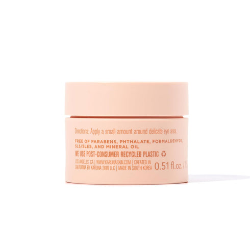 Karuna - Wake Up Eye Cream with Coffee Cherry & Tri-Peptides, Caffeine Eye Cream, Under Eye Brightener, Anti Aging Serum, Moisturizer for Puffiness, Boost Collagen for Fine Lines & Dark Circles, 15 ml