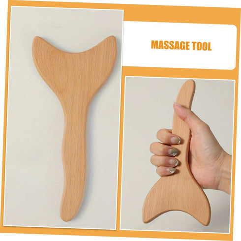 Wooden Scalp Massager Stick for Relaxing Neck and Foot Therapy