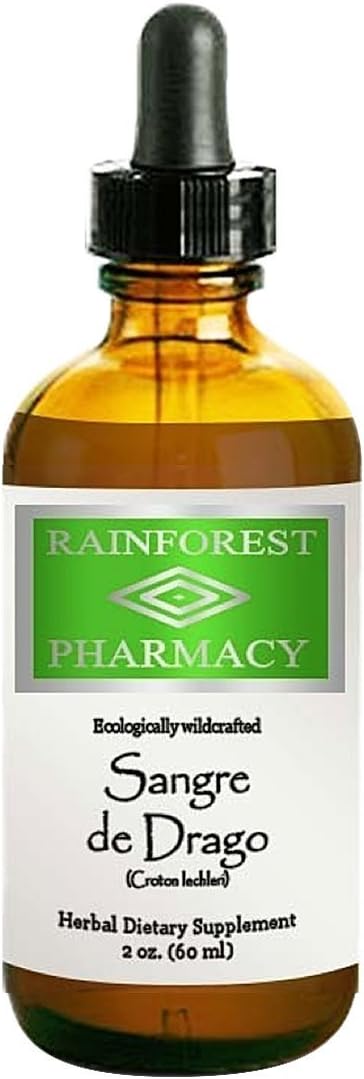 Sangre de Drago (or grado) Peruvian Dragon’s Blood Liquid, 2oz - 100% Pure Liquid Sap for Digestive and Skin Health