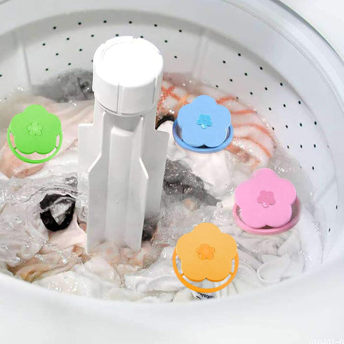 Lint Catcher for Laundry, Pet Hair Remover, Reusable Household Hair Filter Washer Lint Trap Net Pouch 4 Pieces