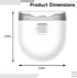 Vestamore Trimmer Electric Nail for Baby and Adult Nails, Dual-Speed Control, USB Rechargeable, Led Indicator, Soft