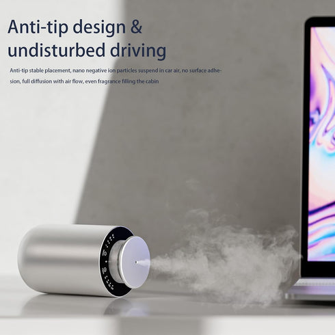 swuvuxo 4 Waterless Essential Oil Diffuser, Smart Car Diffuser, Auto On/Off, Rechargeable Hotel Scent Diffusers