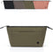 Purevave Large Cosmetic Bag for Women, Travel Makeup Organizer Pouch (Green)