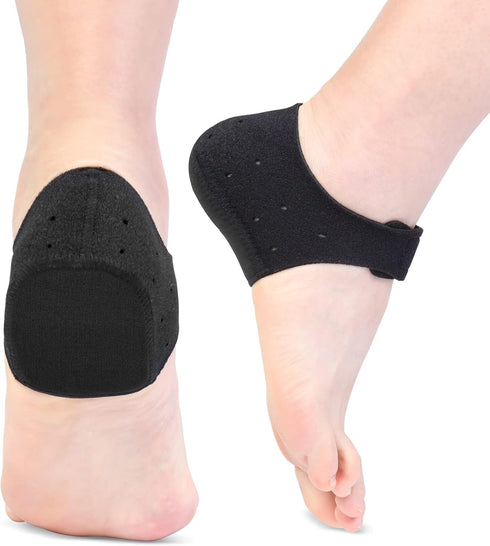 Thicker Heel Cushion Cups for Heel Pain Relief, Updated Plantar Fasciitis Heel Supports Inserts for Pressure Sores