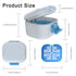 BVN Leakproof Denture Cup - Upgraded Carrying Storage for Soaking Dentures, Travel Retainer Cleaning Case