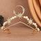 Yean Moon Star Wedding Headband, Gold Rhinestone Pearl Headpiece, Crystal Bridal Hair Accessories for Women and Girls