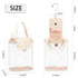 Travel Toiletry Bag, Clear Hanging Toiletry Bag for Women Men, Waterproof Travel Bag for Toiletries, Transparent Makeup Bag Cosmetic Organizer, Portable Bath Shower Bag for Bathroom, Gym, Travelling