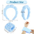 Sponge Spa Headband for Women, Blue Makeup Headband and Wrist Washband Set for Face Washing, Skincare, Shower, Makeup Removal, Mother's Day Gifts
