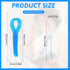 Floss Threaders, 100 Pcs Dental Floss for Braces, Nylon Loop Design for Deep Clean Dental Care Tools