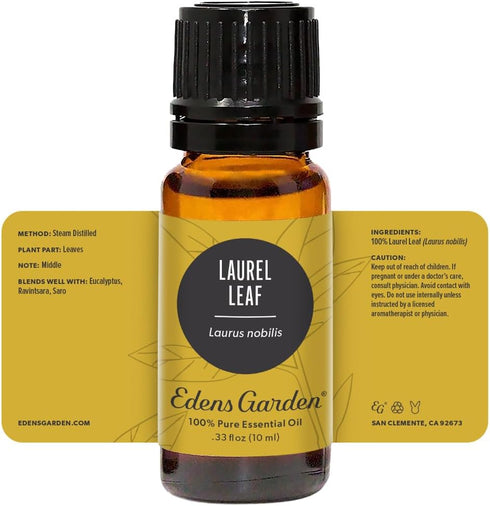 Edens Garden Laurel Leaf Essential Oil - 100% Pure Therapeutic Grade, Undiluted Natural Aromatherapy Scent, 10 ml