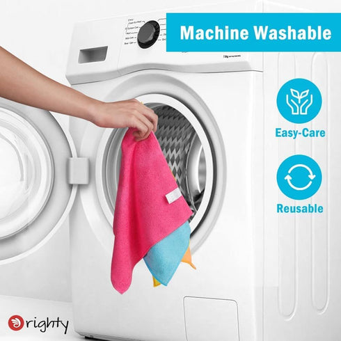 Orighty Microfiber Cleaning Cloths, 60 Pack, Lint Free, Highly Absorbent Rags for House, Kitchen, Car Care (12x12 inch)