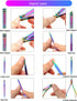 SFYDOM Women's Rainbow Leather Manicure Set, 18 Pcs Rainbow Manicure Kits Nail Clippers Gift for Women