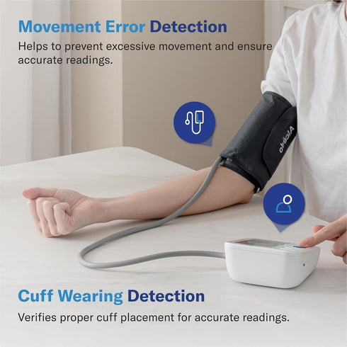 Alcedo Blood Pressure Monitor for Home Use, Digital Upper Arm BP Machine with 8.7 to 16.5 inch Cuff, 2x120 Memory