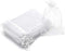 50Pcs White Organza Bags, 3x4 Inch Sheer Wedding Party Favor Bags with Drawstring