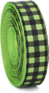 Red Green Ribbon, 10 Rolls Total 50 Yards for Christmas Craft, Gift Wrapping, and DIY Decoration