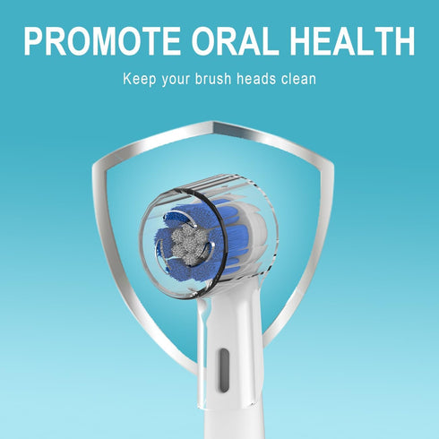 6 Pack Toothbrush Dustproof Cover for Oral B iO Ultimate Clean Gentle Care Replacement Heads and iO Series 3 4 5 6 7 7G