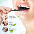 Y-Kelin Natural Dental Floss Picks, Vegan Eco Friendly Black Bamboo Charcoal Toothpick, 100 Pcs