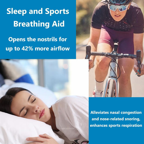 WoodyKnows Super-Support Nasal Dilator - Improves Sleep & Sports Airflow, Nasal Congestion Aid (M 4Pack)