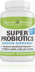 Natural Wellness Super Probiotics, 10 Billion Viable Cells Per Serving, 30 Day Supply