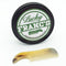 Lucky Franc's Handmade Ox Horn Fine Tooth Comb for Men's Beards and Mustaches, Pocket Size, Metal Tin Gift.