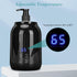 Pissente 110240V Essential Oil Heater, LED Display Temperature Adjust Single Massage Oil Bottle Warmer Portable Single