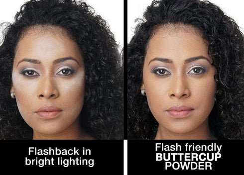 Sacha BUTTERCUP No Color Setting Powder, No Ashy Flashback, Loose Translucent Face Powder for All Skin Tones, 1.75 oz.