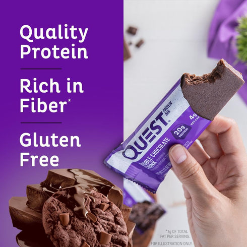 Quest Nutrition High Protein Chocolate, 12 Count (1 Pack)