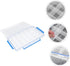 Portable Plastic Pill Organizer - Day Medicine Box for Travel