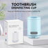UV Toothbrush Covers Case and Holder with Light,Toothbrush Covers with Holder, Rechargeable Portable Toothbrush Cleaner