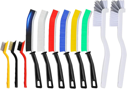 TuTuYa 11PCS Crevice Cleaning Brush Set, Deep Cleaning Groove Gap Cleaning Tool Ideal