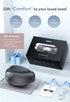 llano Eye Massager with Heat, Heated Eye Mask with Music,Foldable Eye Care Face Eye Massager for Relax Eye Strain Dark
