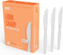 Perk Polystyrene Knife, Heavy-Weight, White, 100/Pack (PK56403) by Perk