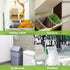 13 Gallon Strong Trash Bags, 80 Counts, Clear Garbage Bags by Teivio for Home, Office, Kitchen