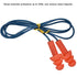 Corded Silicone Noise Reduction Ear Plugs - Metal Detectable Hearing Protection