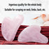 ZHAO SHOP Slimming Pink Crystal Gua Sha Massage Tools| Scraping Board | Massager for Beauty Spa Skin Caring Neck Pain