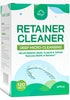 Retainer Cleaner & Denture Cleaning Tablets, Fresh Apple Flavor for Mouth Guard Cleaner (120 Count)