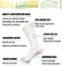 SYOLLAVE Women Diabetic Socks Non-Binding Wide Top Loose Fitting Medical Hospital Socks for Diabetes Edema Thick Ankle