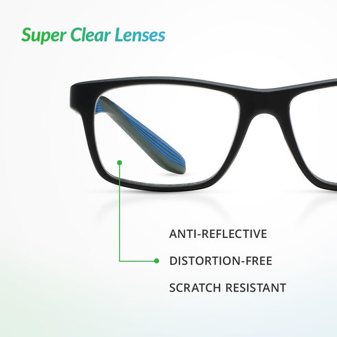 SPORTEX SAV Men's AR4163 Reading Glasses - Lightweight, Flexible, Durable High-Performance Readers for Men