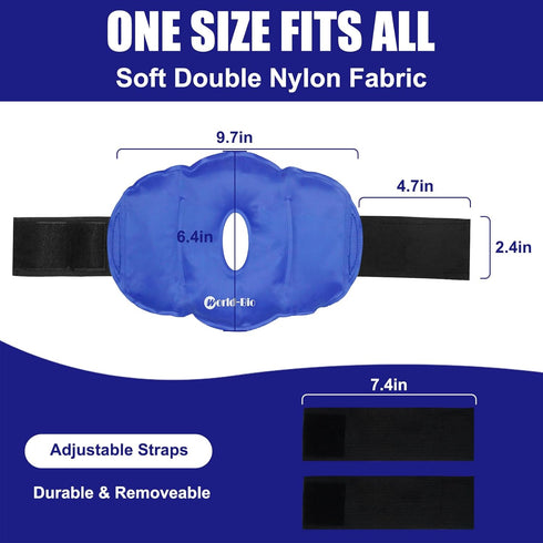 Knee Cold Pack for Injury, 2 Reusable Hot and Cold Ice Packs for Joint Pain and Swelling