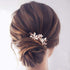 JAKAWIN Pearl Bride Wedding Hair Pins, Bridal Hair Piece Accessories for Women, HP065 (Rose Gold)