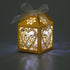 COTOPHER Laser Cut Boxes, 100pcs Thank You Gift Boxes for Wedding Party Favor, Gold (2x2x2.75inch)