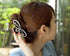 Suoirblss Women Rhinestones Large Hair Claw Clip, Thick Hair Accessories (Black)