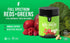 InnoSupps Full Spectrum Reds & Greens - 2 Servings of Fruits + Veggies, Spirulina, Chlorella, Antioxidants